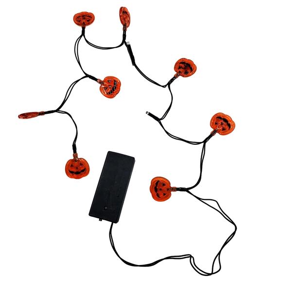 Small Pumpkin Travel Battery Lights Crafters Sweater 38" Halloween Fashionista - Picture 3 of 7